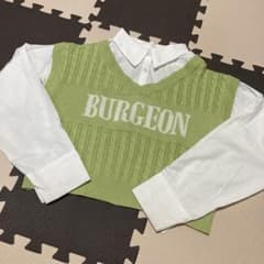Love toxic BURGEON 重ね着風 ニット シャツ トップスのサムネイル