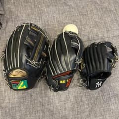 野球 グローブ 左手用 3つセットのサムネイル