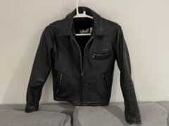 美品　Schott ブラックレザージャケット サイズ40 643のサムネイル