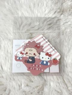 Jujutsu Kaisen Double Sided Sanrio Collaboration Die Cut Sticker Hello Kitty
