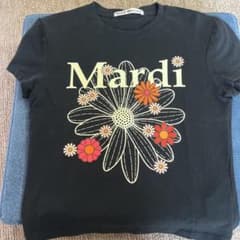 Mardi Mercredi 花柄プリント クロップドTシャツのサムネイル