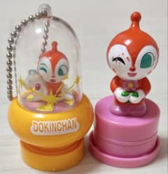 それいけ！アンパンマン くるっポンスタンプ ドキンちゃん はんこ 2点