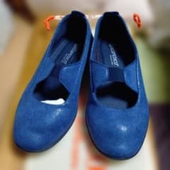 お値下ARCOPEDICO フラットシューズ ネイビー 37　23.5〜24cmのサムネイル