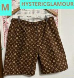 【激レア・廃盤】HYSTERIC GLAMOUR　モノグラム　ハーフパンツ　茶色 激レア・廃盤】HYSTERIC GLAMOUR モノグラム ハーフパンツ 茶色