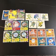 ポケモンデコキャラシール　おまけシールカードなど約20枚のサムネイル