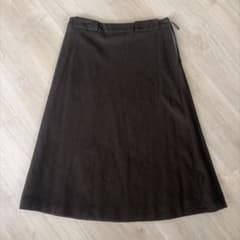 MaxMara フレアスカート ダークブラウンのサムネイル