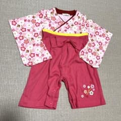 袴　ロンパース　女の子　節句　80のサムネイル