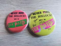 SEX PISTOLS 缶バッヂ 2個セットのサムネイル