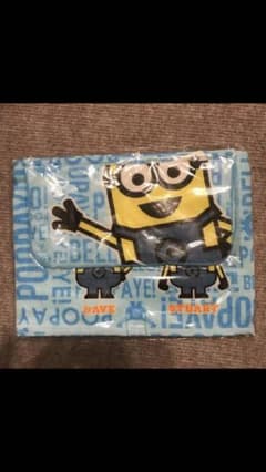 紀子様専用 青色 ミニオン タオルのサムネイル