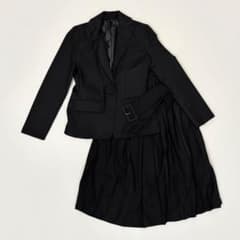美品♡ベルト付きジャケット&プリーツパンツ2点セットのサムネイル
