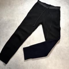 sacai 사카이 스웨트 니트 전환 팬츠 16-02771 블랙 감색