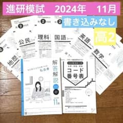 新品 進研模試 ベネッセ 高2総合学力テスト 2024 年度 11月 - メルカリ