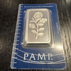 PAMP 50g ファインシルバー 希少のバラデザイン - メルカリ