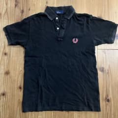 FRED PERRY ブラックポロシャツ S FRED PERRY（フレッドペリー） ポロシャツ The Fred Perry Shirt - M2