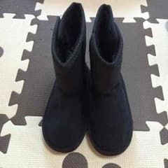 ムートンブーツ 黒のサムネイル