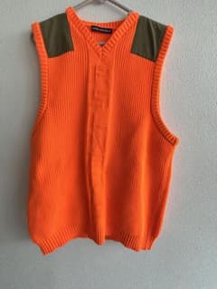 RUSSELUNO GOLF オレンジニットベストのサムネイル