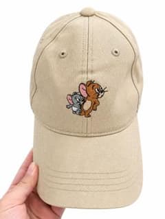 TOM AND JERRY キャップ ベージュ シンプルのサムネイル