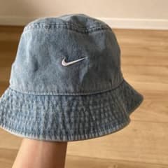 NIKE デニム バケットハット Sサイズ 55cm タグ付き - メルカリ