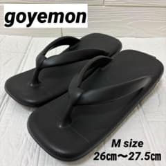 goyemon unda EVA ゴエモン 雪駄 ブラック 軽量 サンダル Ｌ goyemon unda EVA ゴエモン 雪駄 ブラック 軽量 M サンダル - メルカリ