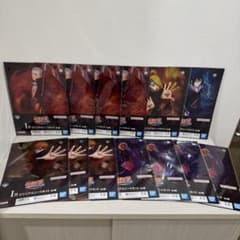 NARUTO 나루토 이치 반 쿠지 I상 비주얼 시트 세트 5종 13장