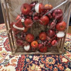 Afternoon tea アフタヌーンティー　クリスマスリース　レッド　りんごのサムネイル