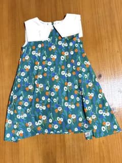 Si・Shu・Non キッズ 花柄 ノースリーブワンピース 120のサムネイル