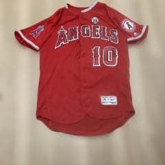 Majestic MLB エンジェルス ユニフォーム 10番 オーセンティック