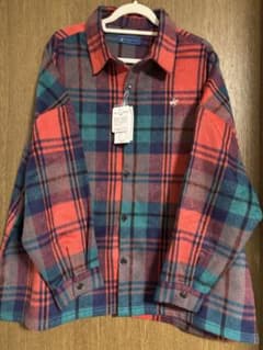 LEPSIMシャギーチェックシャツ レッド - メルカリ