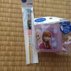 アナ雪 箸とコップセット 新品のサムネイル