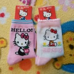 キティーちゃんの靴下　2つセットです。のサムネイル
