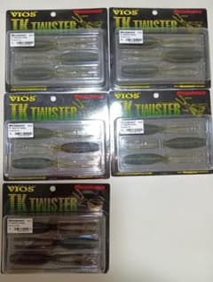 Megabass TK TWISTER 5個セットのサムネイル