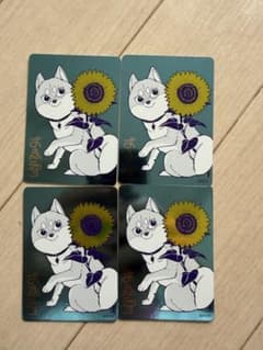 鬼灯の冷徹 芥子 メタリックカード 4枚セットのサムネイル