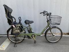 パナソニック最新機種電動アシスト自転車gyutto22インチカーキ系