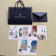 HARRY WINSTON ショップ袋とポストカードセット - メルカリ