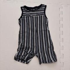 COMME CA DU MODE ベビー ロンパース ストライプ
