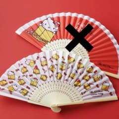 【非売品】ハローキティ展 扇子 コラボメニュー 限定のサムネイル