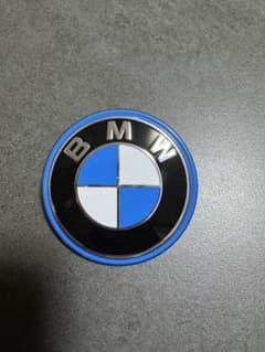 BMW エンブレム 青黒　2枚セット