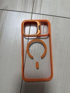 オレンジ iPhone17promax用クリアケースのサムネイル