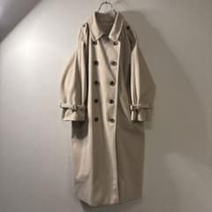 オーバーサイズ メルトン チェスターコート ボタン y2k ミリタリー