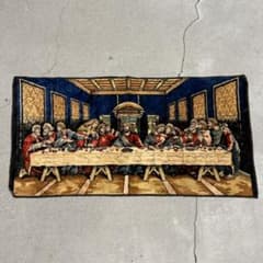 最後の晩餐モチーフ ラグ (横965mm×縦485mm) 最後の晩餐モチーフ ラグ (横965mm×縦485mm) - メルカリ