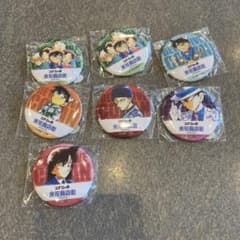 名探偵コナン 米花商店街 缶バッジ 7種のサムネイル