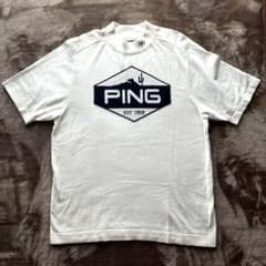 PING ピン ゴルフウェア 半袖ニットホワイト M 綿100 - メルカリ