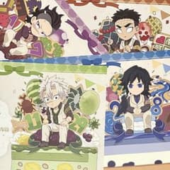 鬼滅の刃 ランチョンマット 歴代誕生祭 義勇 実弥 玄弥 行冥 12枚