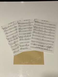 ☆超プレミア☆Novelbright 『拝啓、親愛なる君へ』直筆サイン入り楽譜 ☆超プレミア☆Novelbright 『拝啓、親愛なる君へ』直筆サイン入り楽譜