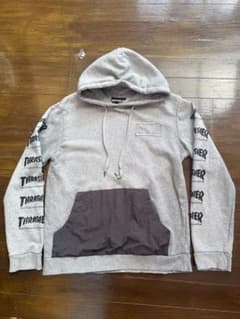 THRASHER パーカー フーディ グレー Mサイズのサムネイル