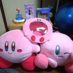 カービィ ぬいぐるみ 大きめ ピンク　まとめ売り　ライト　バッグ　オルゴール
