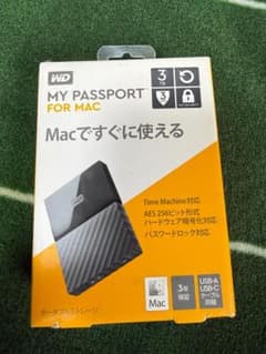 WD My Passport for Mac 3TB ポータブルHDD - メルカリ