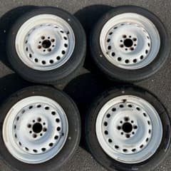 SUPER R.A.P 14×6JJ+38 PCD100 4H タイヤ付き SUPER R.A.P 14×6JJ+38 PCD100 4H タイヤ付き - メルカリ