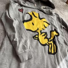 ZARA PEANUTS ウッドストック パーカー グレー 164