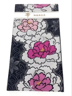 袋帯 芯なし仕立て 正絹 振袖 牡丹 蝶 新品未使用品 F1571 - メルカリ